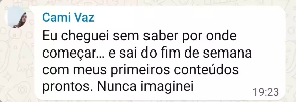 Depoimento Cami Vaz